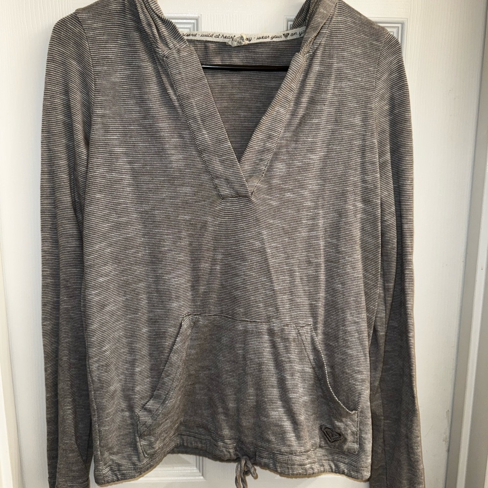 Roxy Heather Gray Knit Top